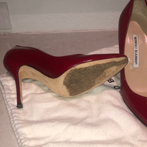 Manolo Blahnik Red Pumps. - Picture 4 of 6
